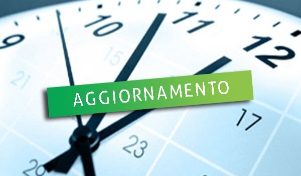 aggiornamento orario lezioni